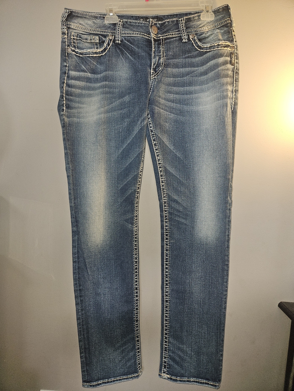 Silver Jeans | MENS & WOMENS Medium Blue Straight-Leg Jeans | Great Condition!!